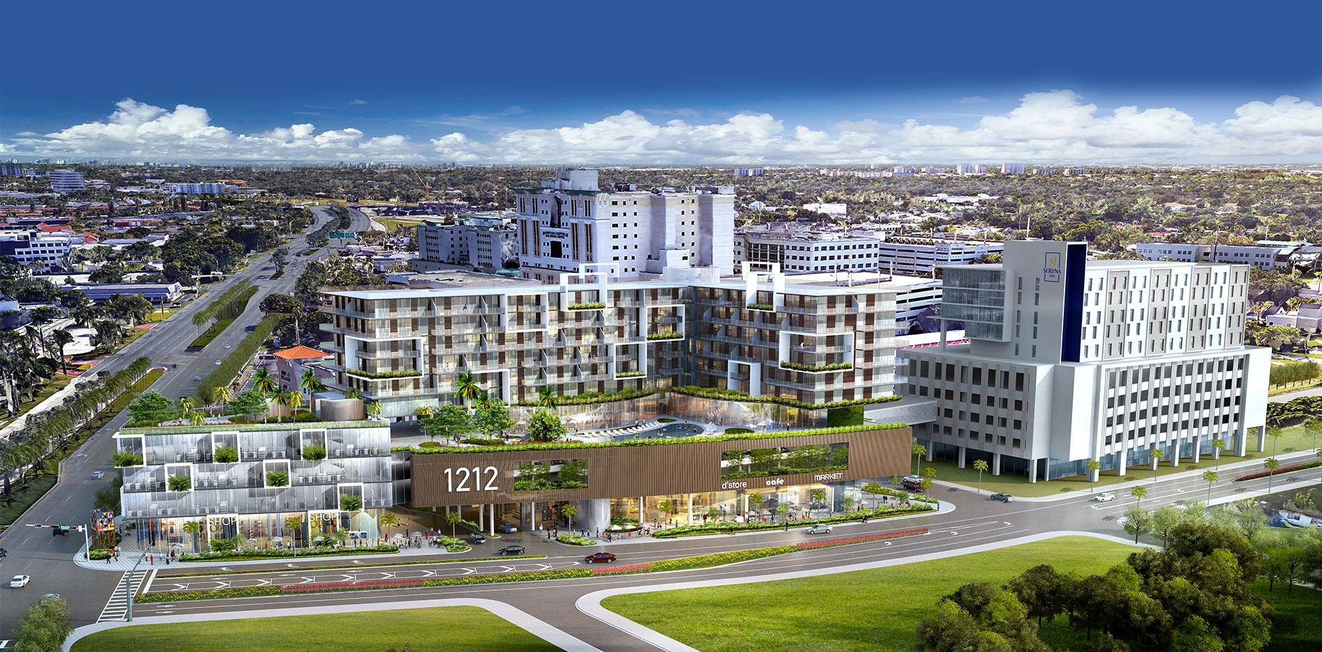 1212 Aventura residential tower architectural facade